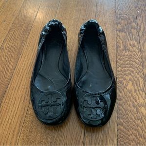 Tory Burch Black Ballet Flats